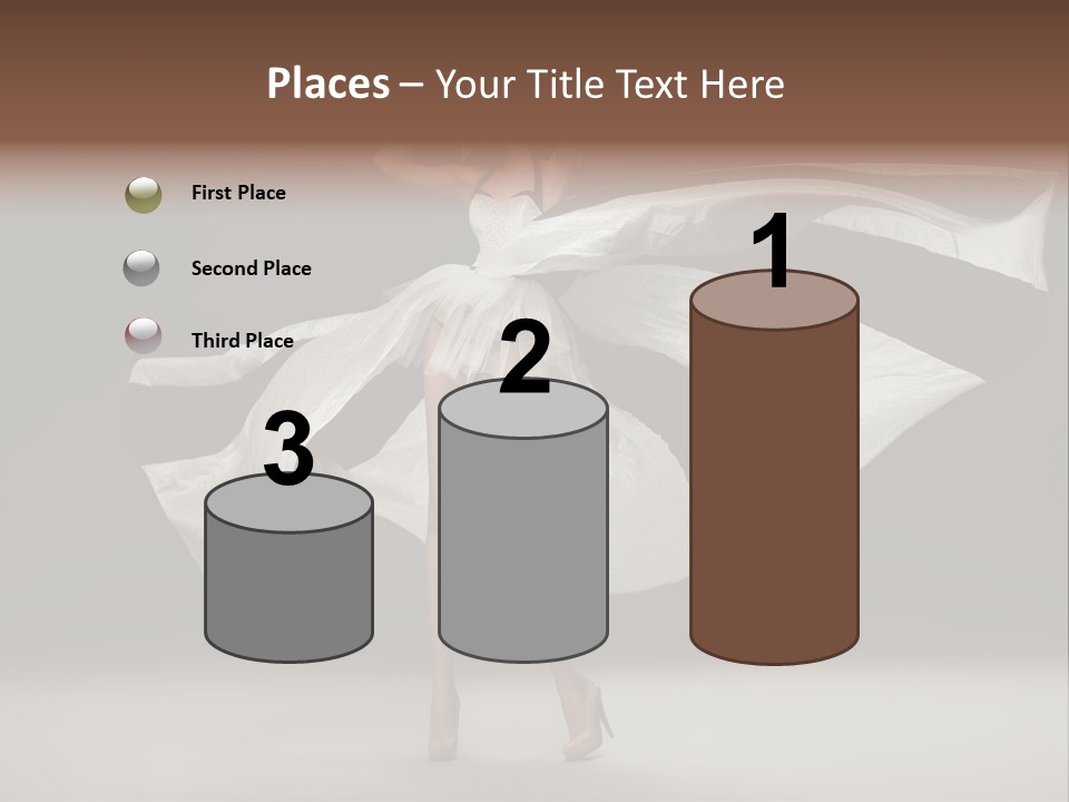 Teen Vogue Standing PowerPoint Template