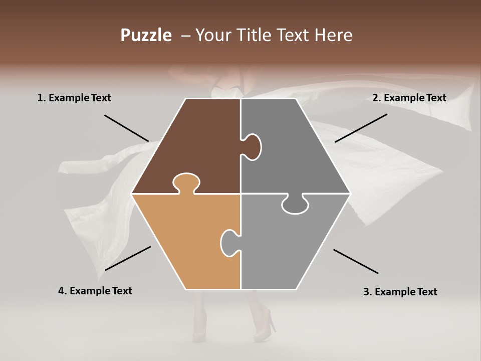 Teen Vogue Standing PowerPoint Template