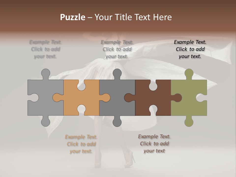 Teen Vogue Standing PowerPoint Template