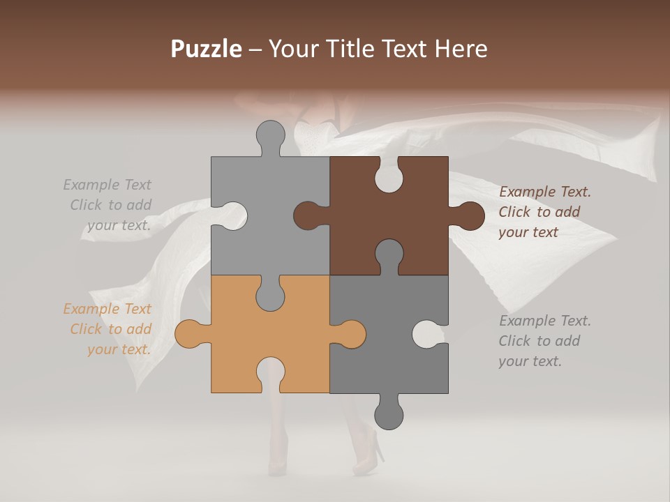 Teen Vogue Standing PowerPoint Template