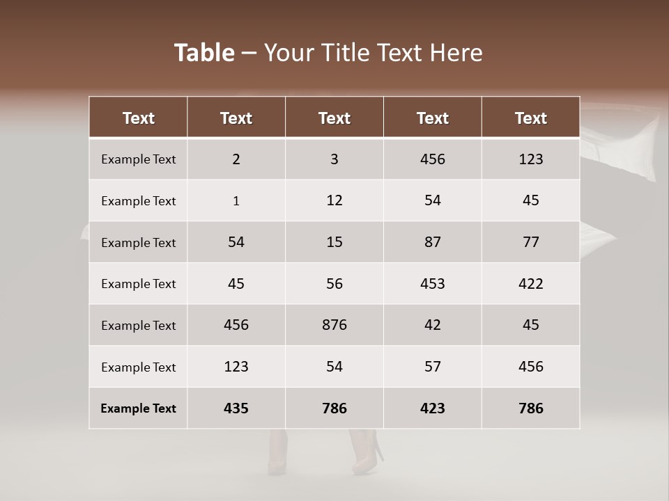 Teen Vogue Standing PowerPoint Template