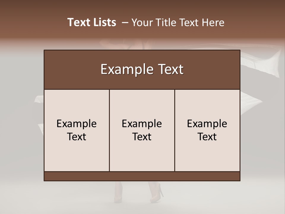Teen Vogue Standing PowerPoint Template