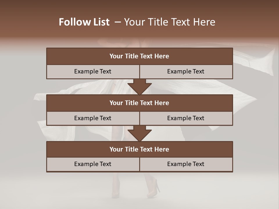 Teen Vogue Standing PowerPoint Template