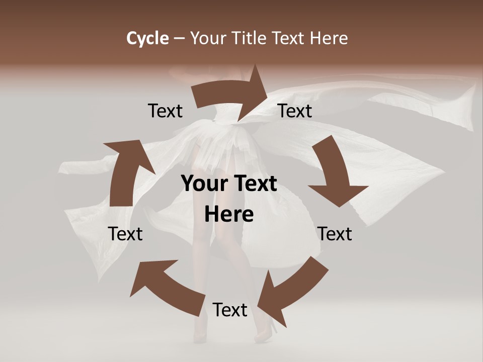 Teen Vogue Standing PowerPoint Template