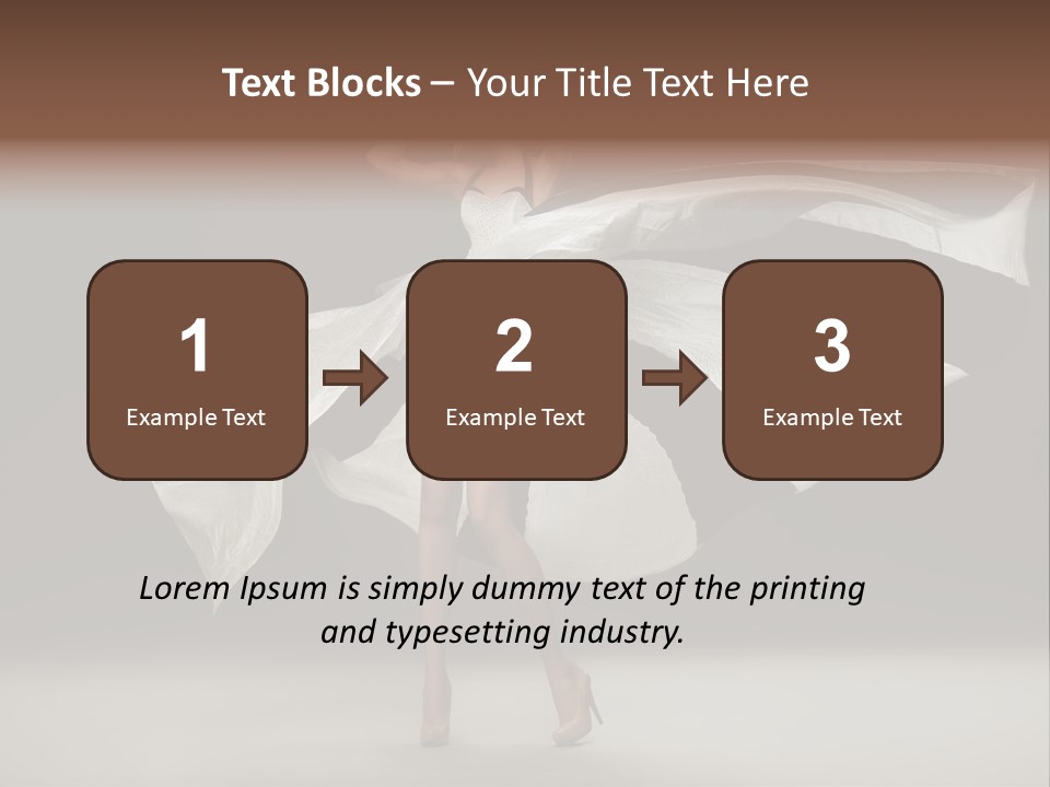 Teen Vogue Standing PowerPoint Template