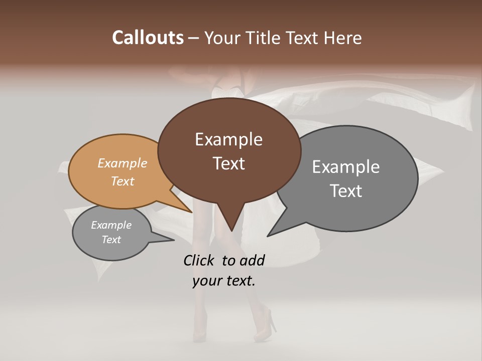 Teen Vogue Standing PowerPoint Template