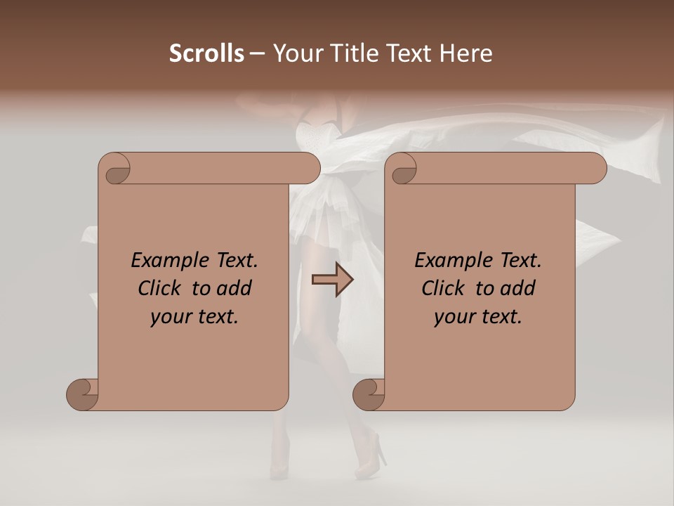 Teen Vogue Standing PowerPoint Template