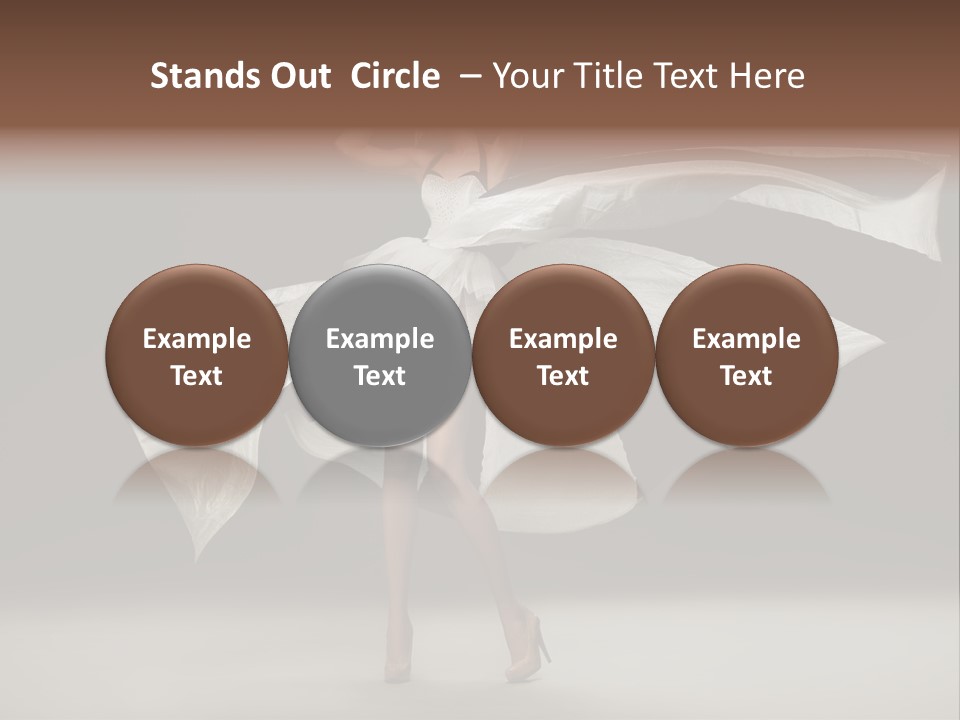 Teen Vogue Standing PowerPoint Template