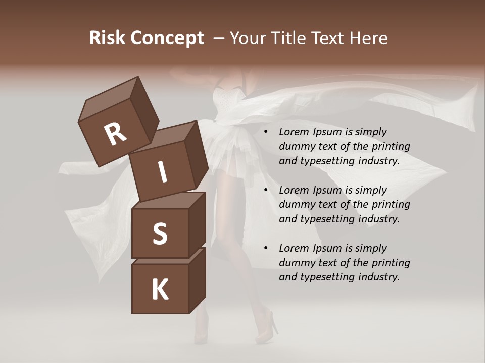 Teen Vogue Standing PowerPoint Template