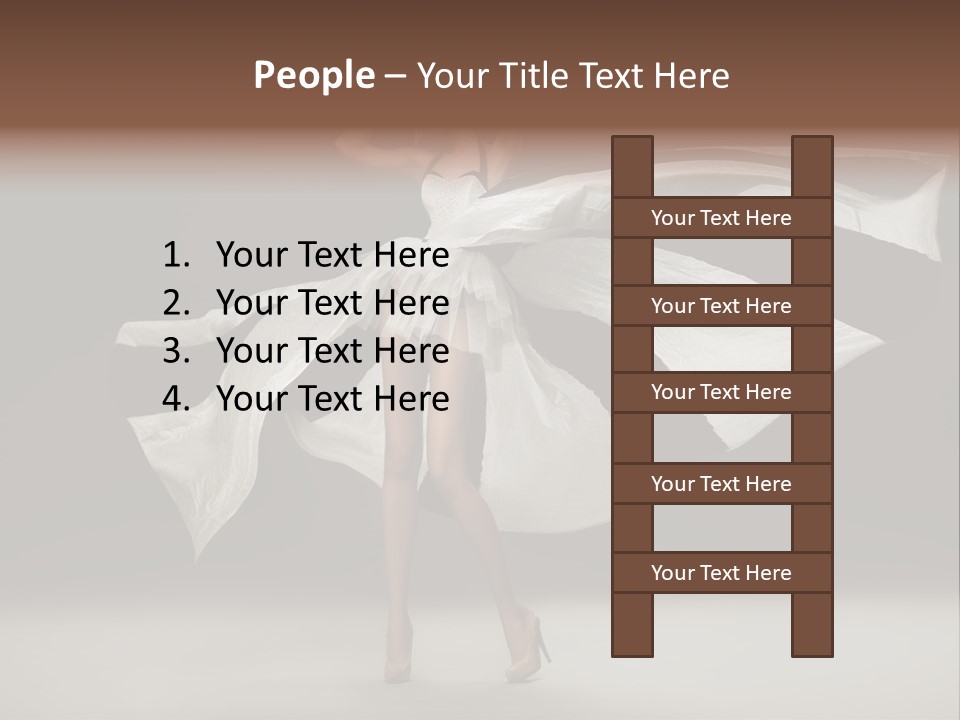 Teen Vogue Standing PowerPoint Template