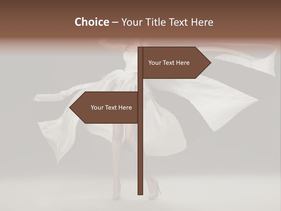 Teen Vogue Standing PowerPoint Template