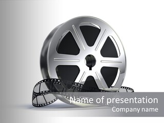 Spool Render Reel PowerPoint Template