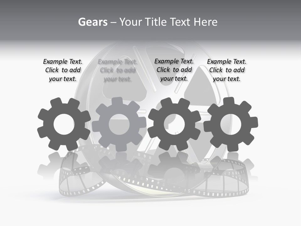 Spool Render Reel PowerPoint Template