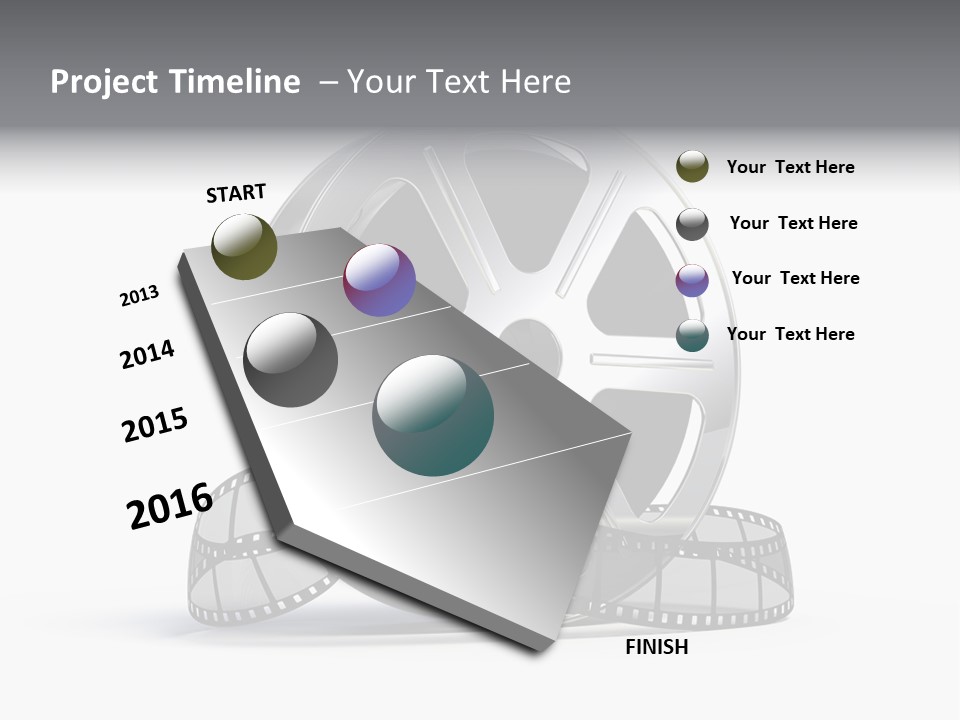Spool Render Reel PowerPoint Template