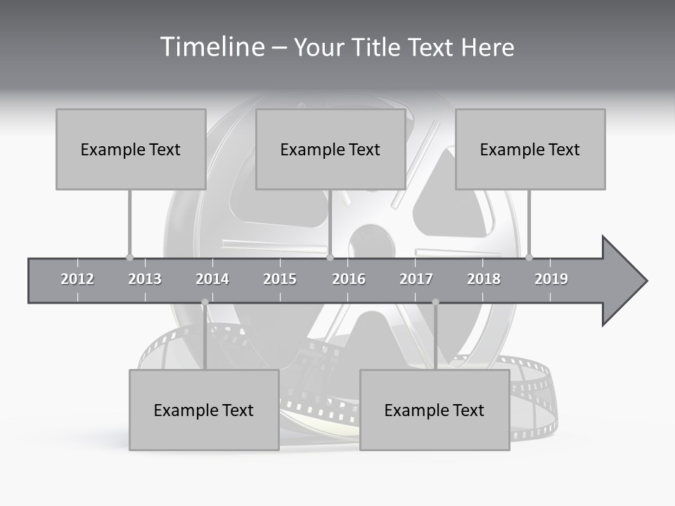 Spool Render Reel PowerPoint Template