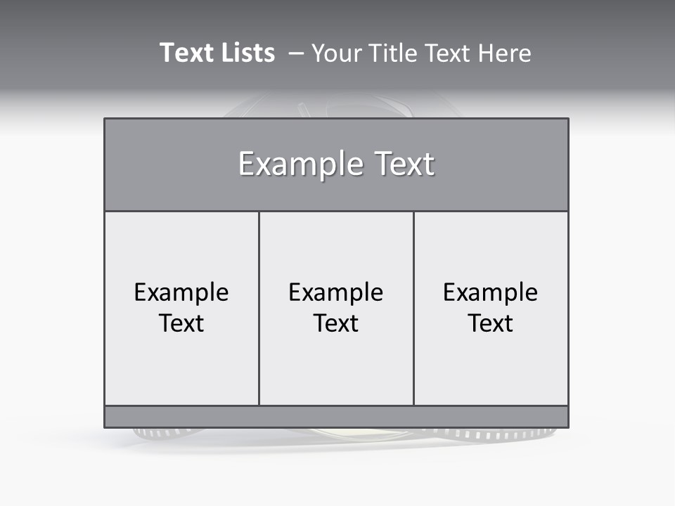 Spool Render Reel PowerPoint Template
