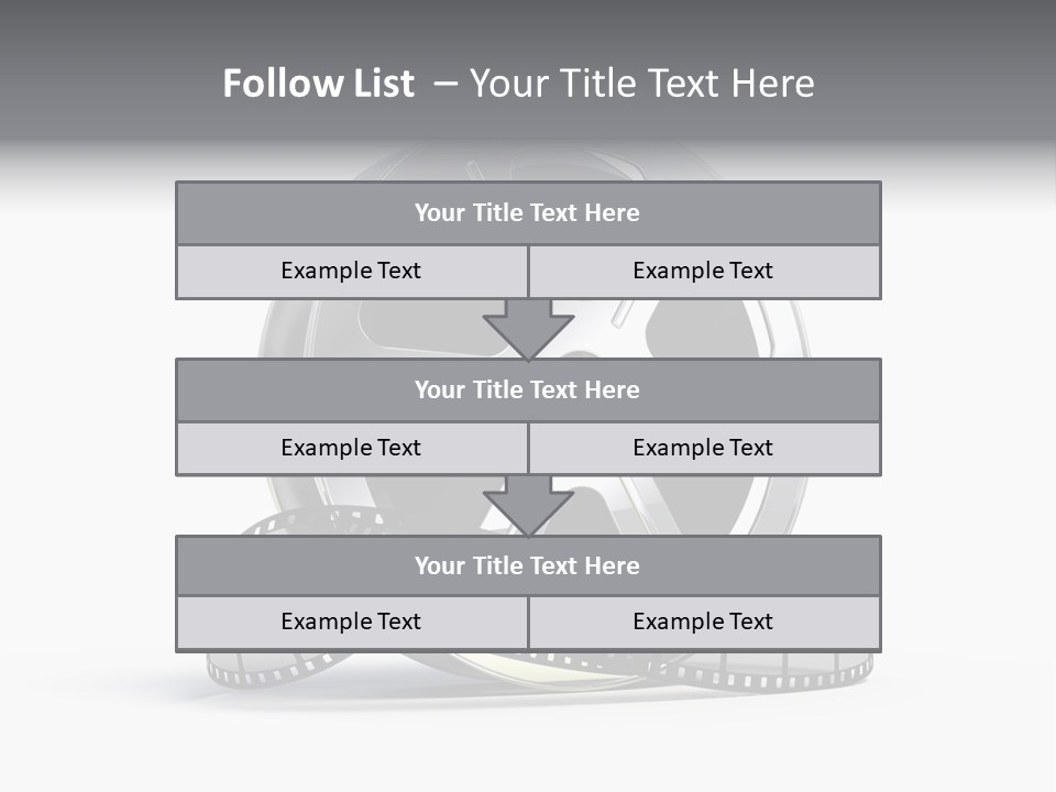 Spool Render Reel PowerPoint Template