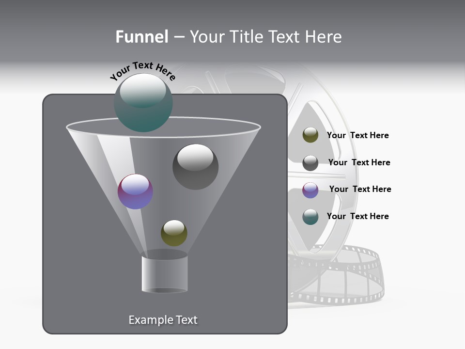 Spool Render Reel PowerPoint Template