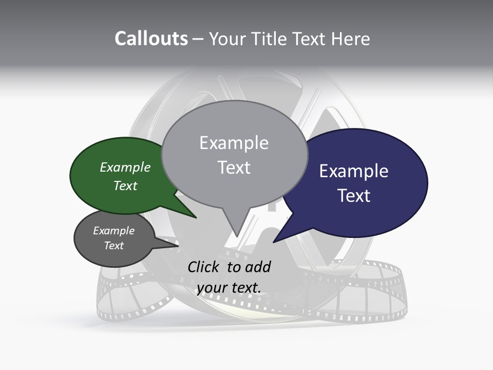 Spool Render Reel PowerPoint Template