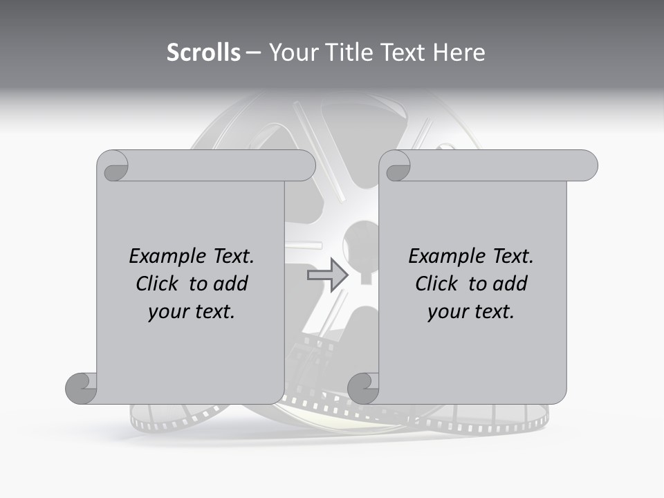 Spool Render Reel PowerPoint Template