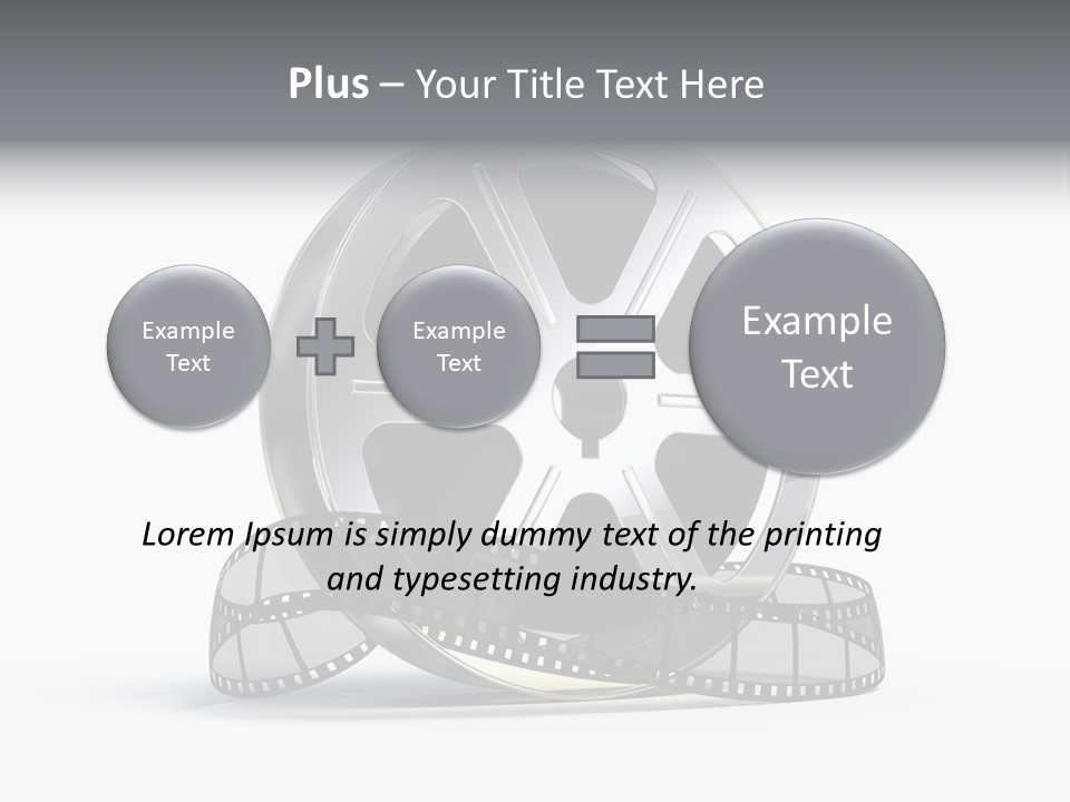 Spool Render Reel PowerPoint Template