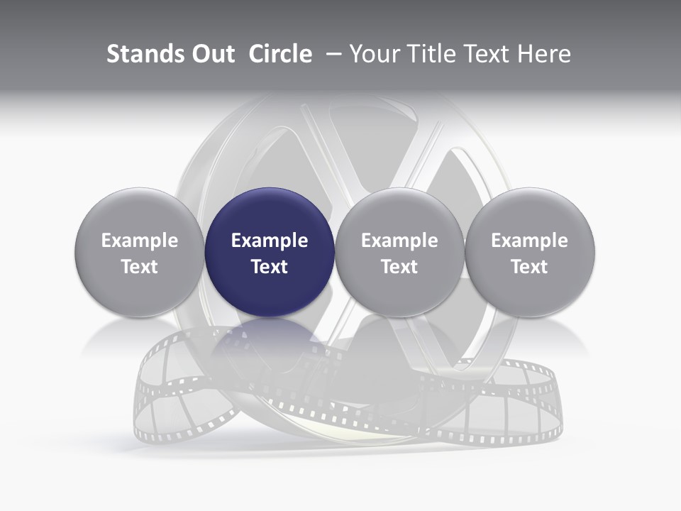 Spool Render Reel PowerPoint Template