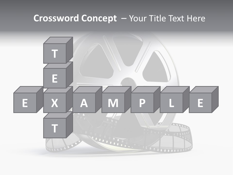 Spool Render Reel PowerPoint Template