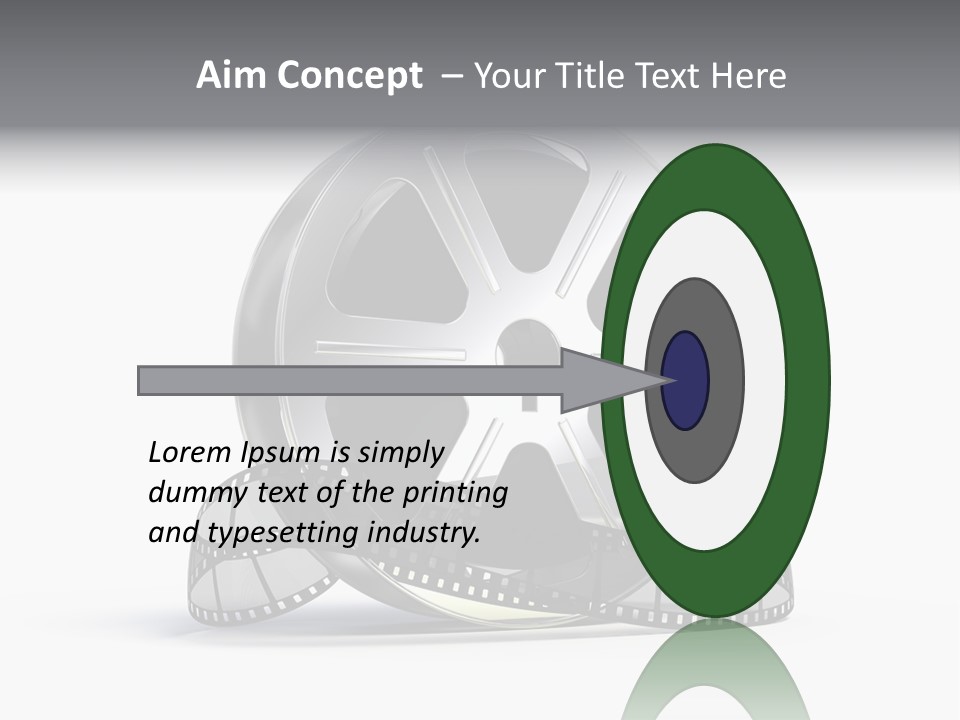 Spool Render Reel PowerPoint Template