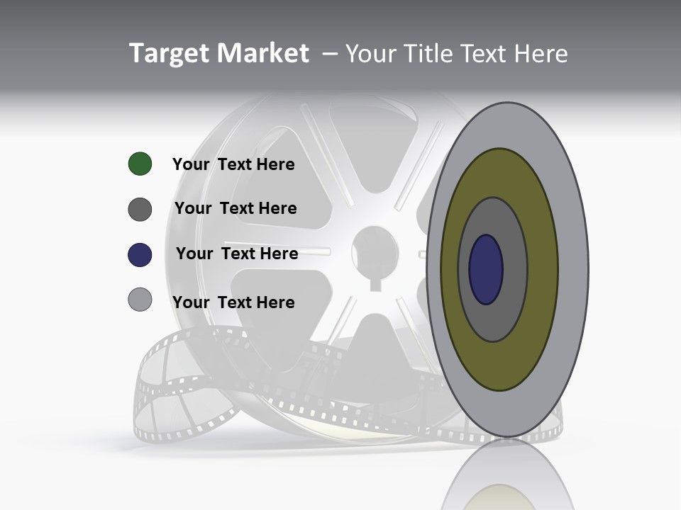 Spool Render Reel PowerPoint Template