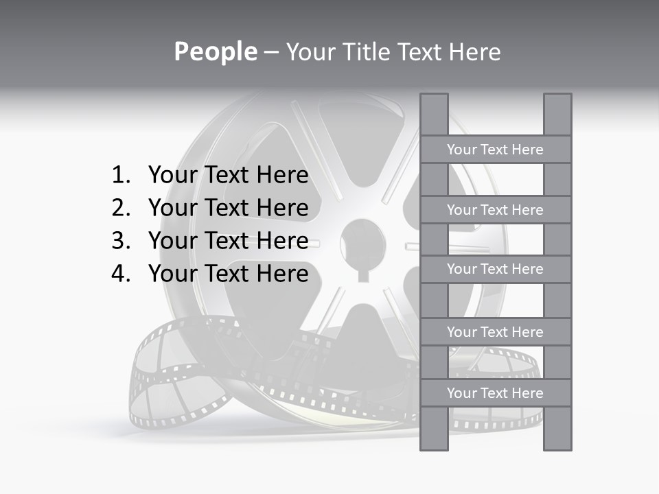 Spool Render Reel PowerPoint Template