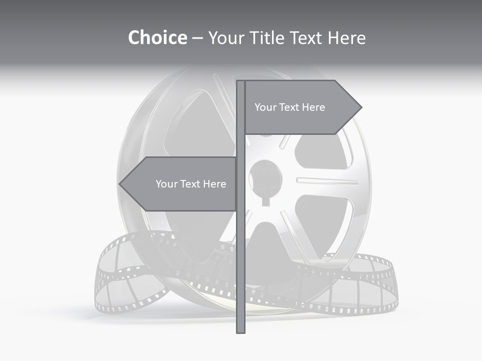 Spool Render Reel PowerPoint Template