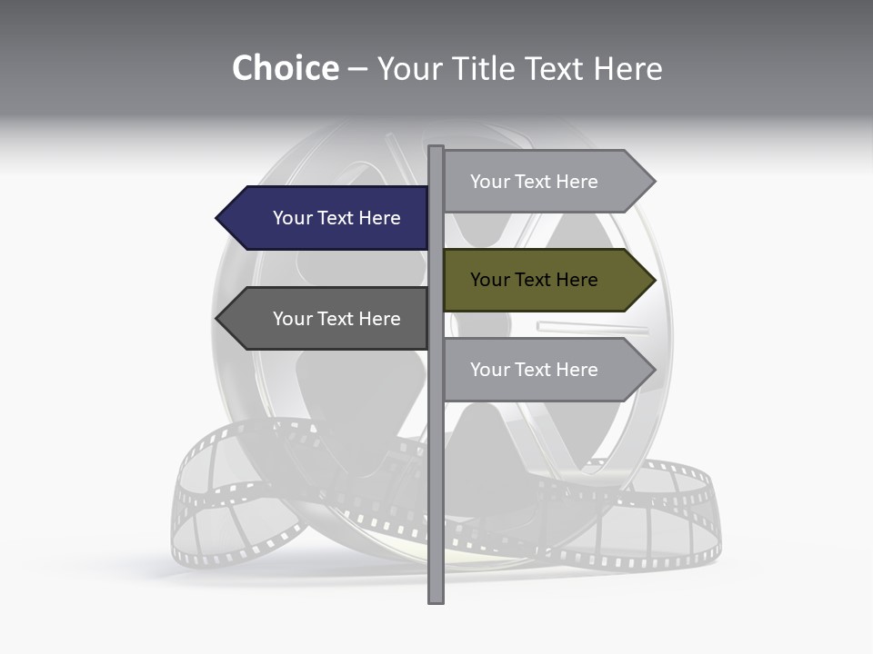 Spool Render Reel PowerPoint Template