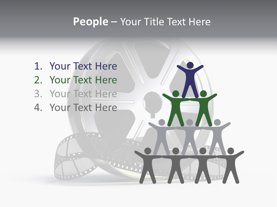 Spool Render Reel PowerPoint Template