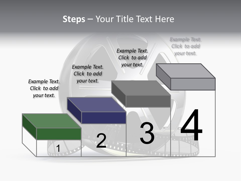 Spool Render Reel PowerPoint Template