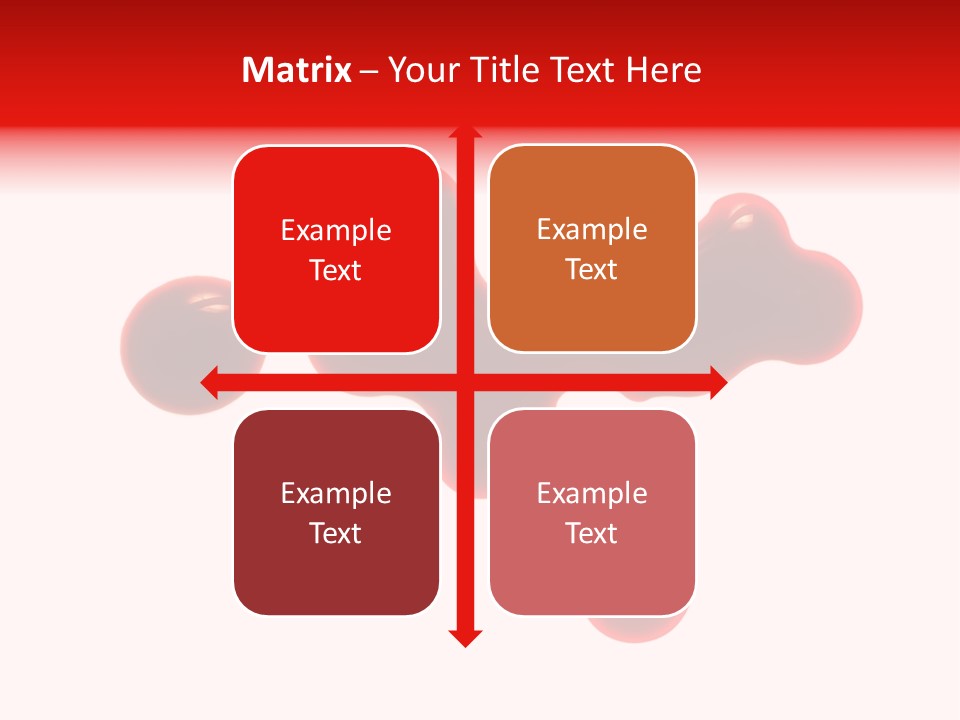 Drop Stained Isolated PowerPoint Template