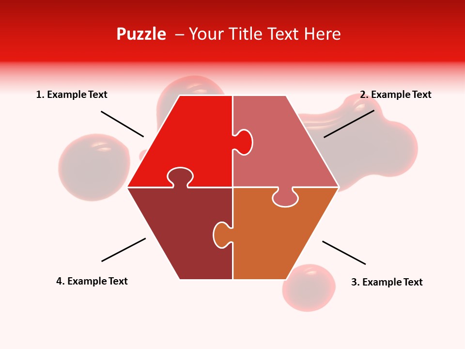 Drop Stained Isolated PowerPoint Template