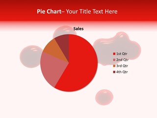 Drop Stained Isolated PowerPoint Template