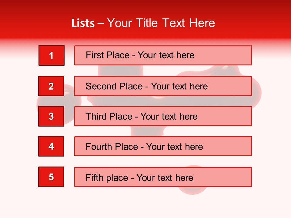 Drop Stained Isolated PowerPoint Template