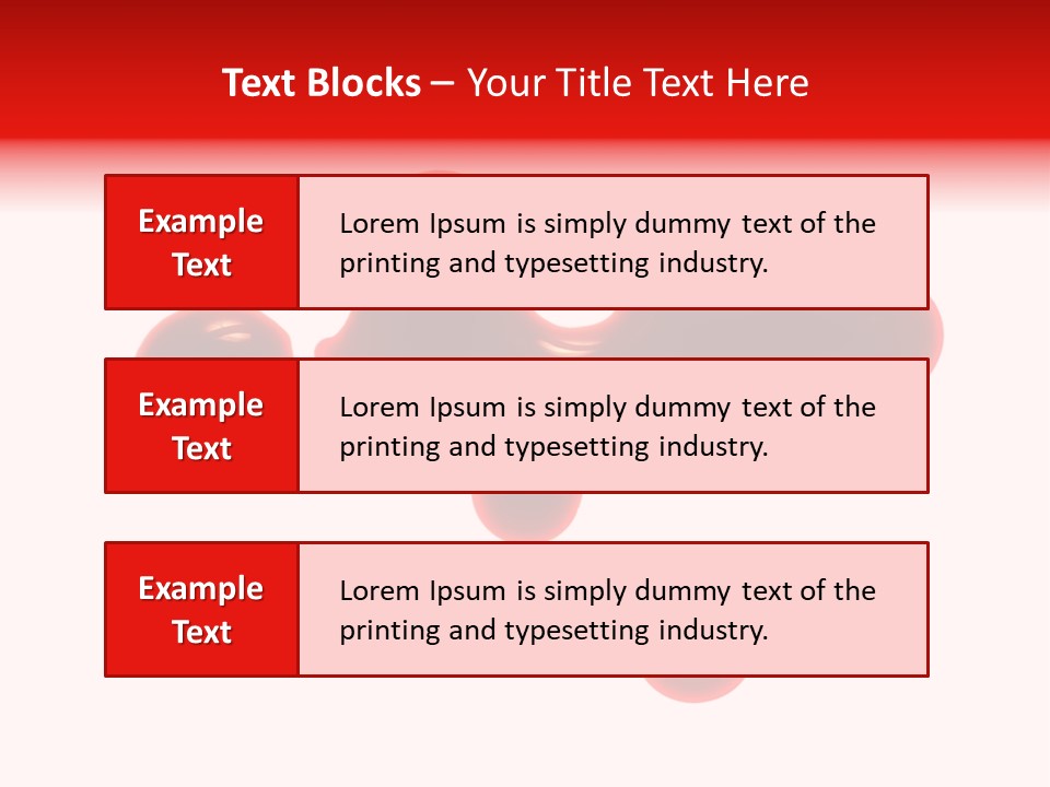 Drop Stained Isolated PowerPoint Template