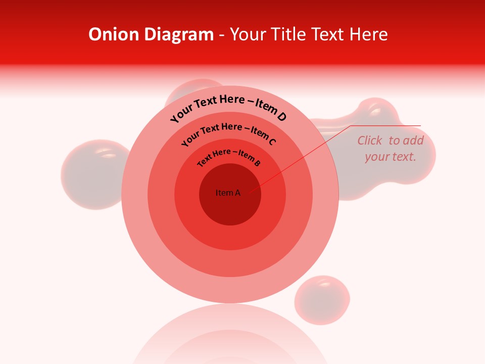 Drop Stained Isolated PowerPoint Template