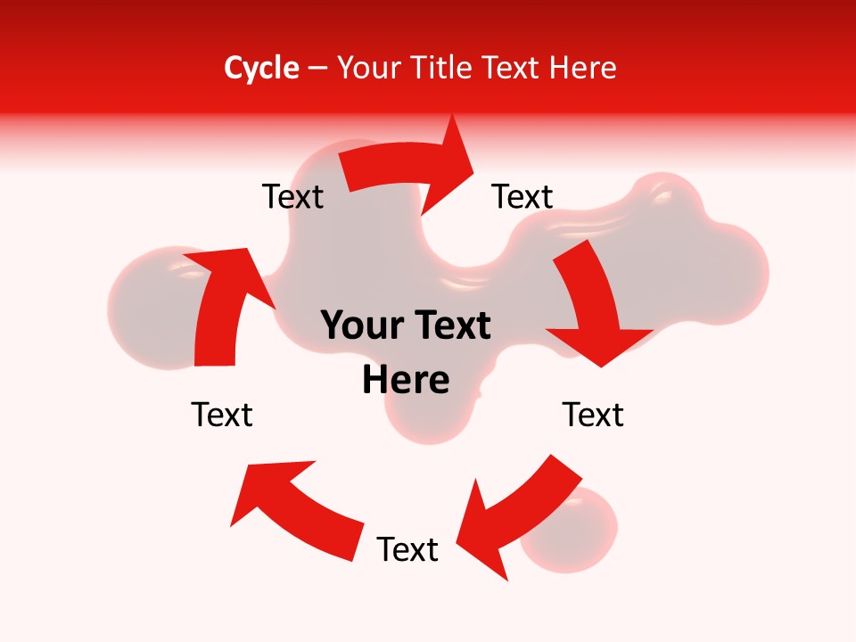 Drop Stained Isolated PowerPoint Template