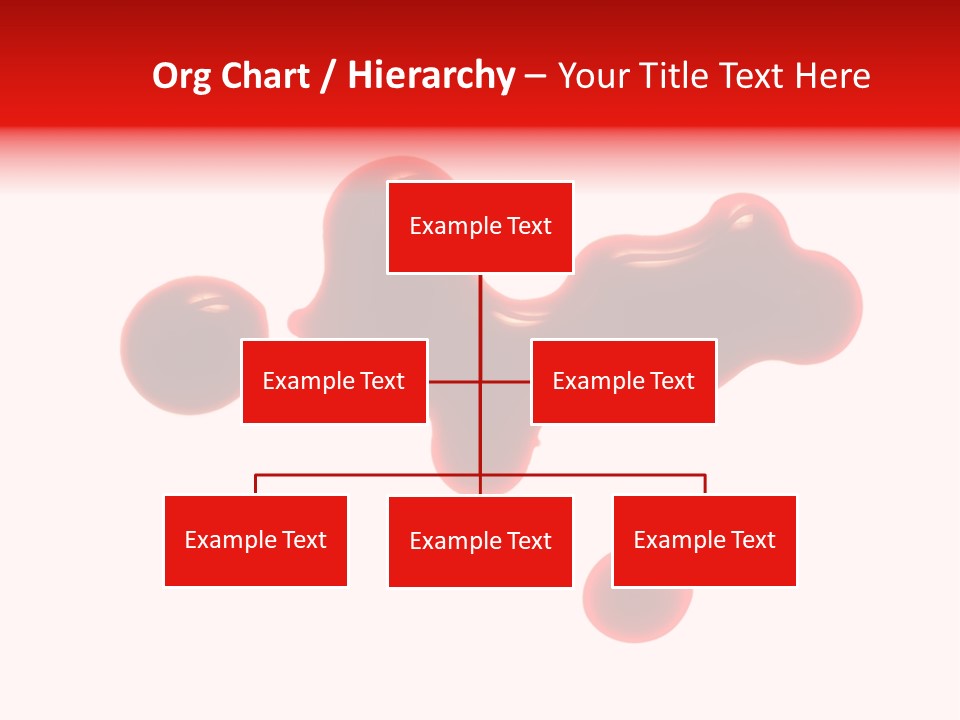 Drop Stained Isolated PowerPoint Template