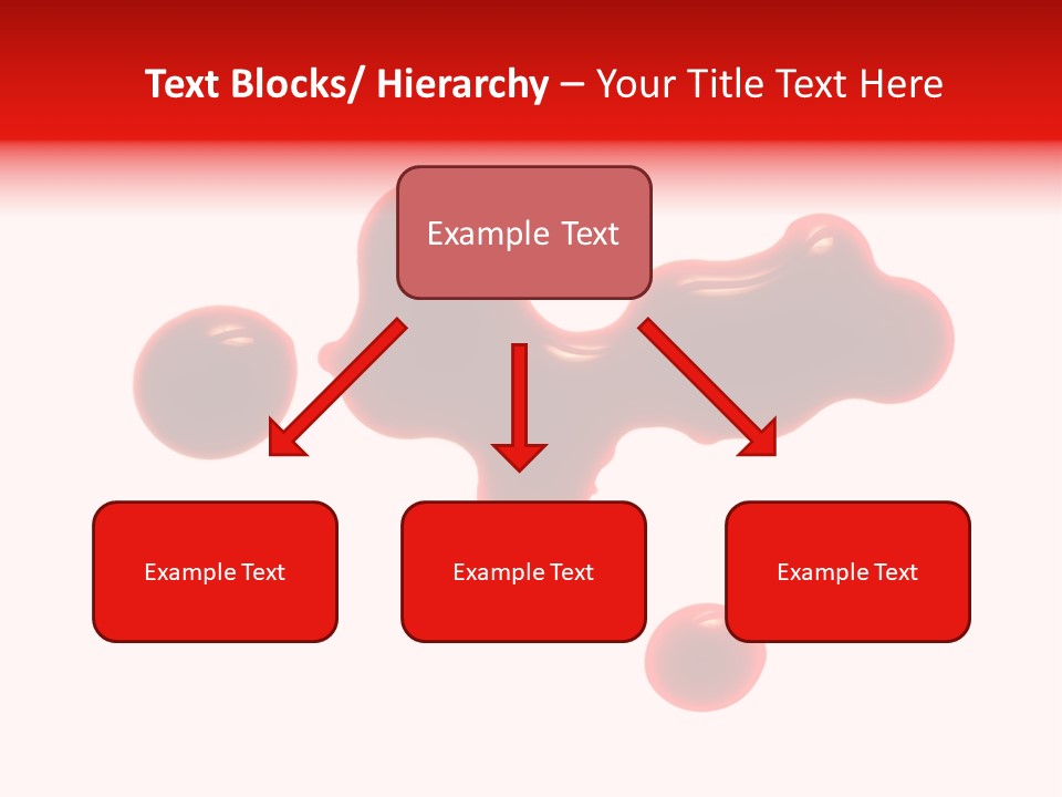 Drop Stained Isolated PowerPoint Template