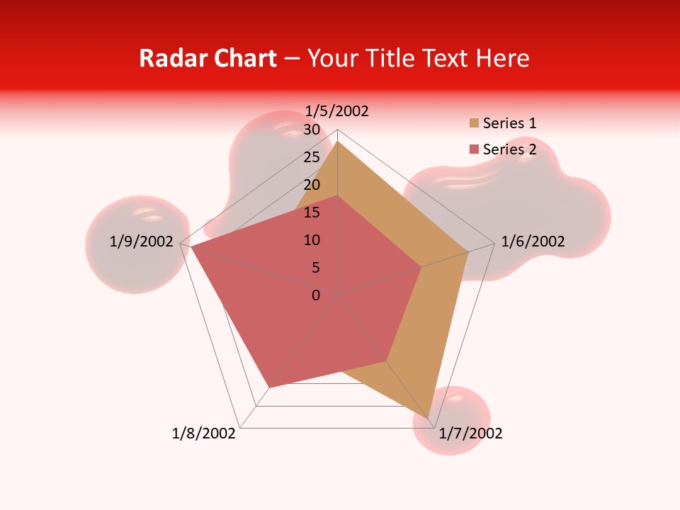 Drop Stained Isolated PowerPoint Template