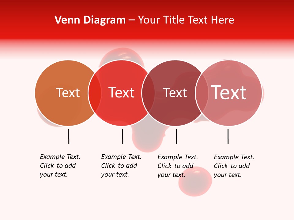 Drop Stained Isolated PowerPoint Template