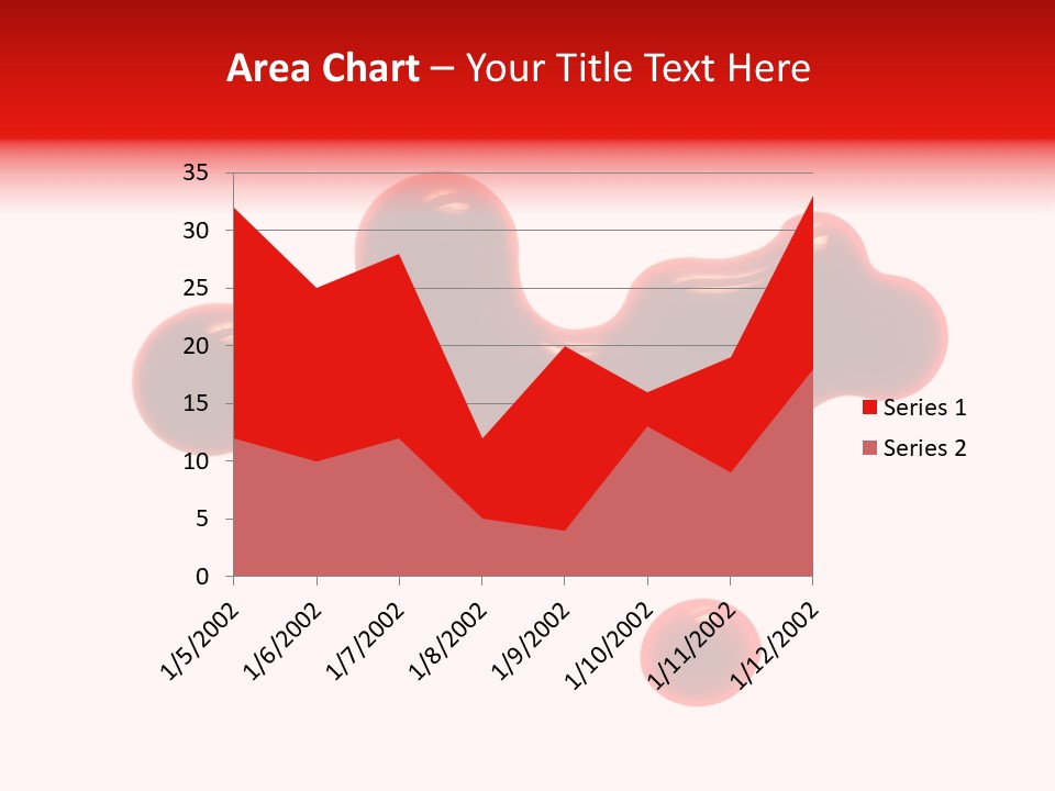 Drop Stained Isolated PowerPoint Template