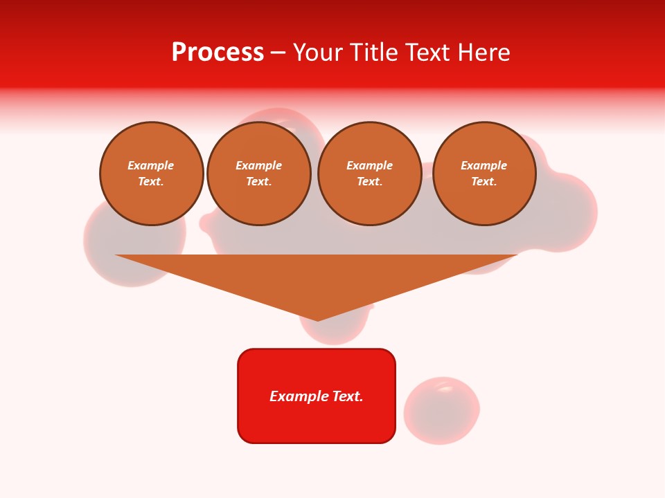 Drop Stained Isolated PowerPoint Template