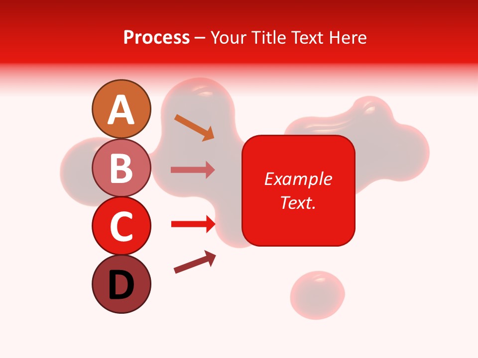 Drop Stained Isolated PowerPoint Template