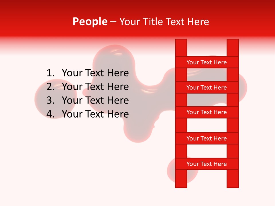 Drop Stained Isolated PowerPoint Template