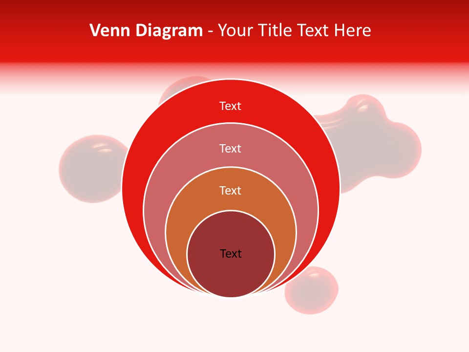 Drop Stained Isolated PowerPoint Template